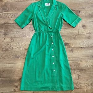 Caron | Vintage Green Dress
